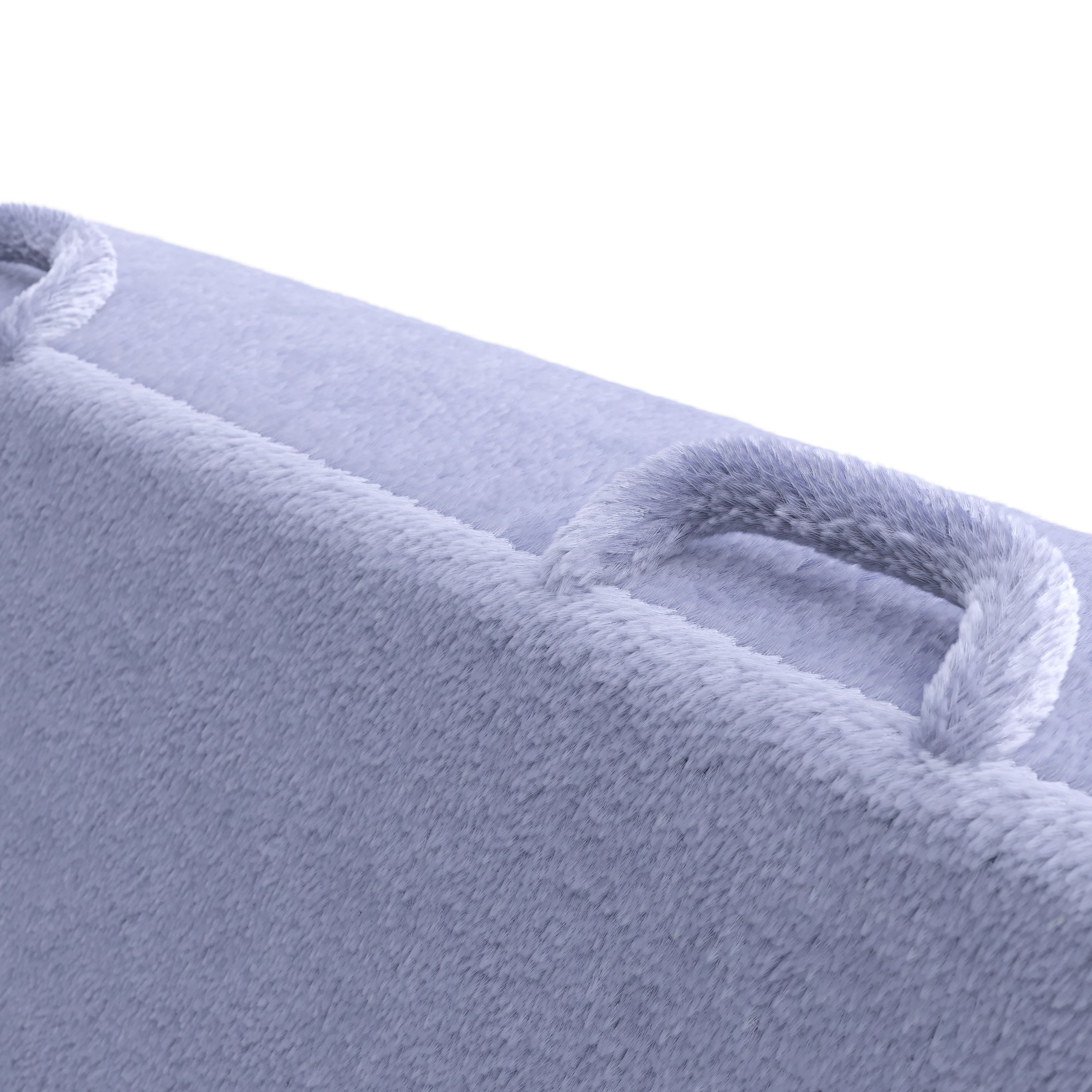 Mainstays Kids Oversized Faux Fur Couch, Light Purple photo 4