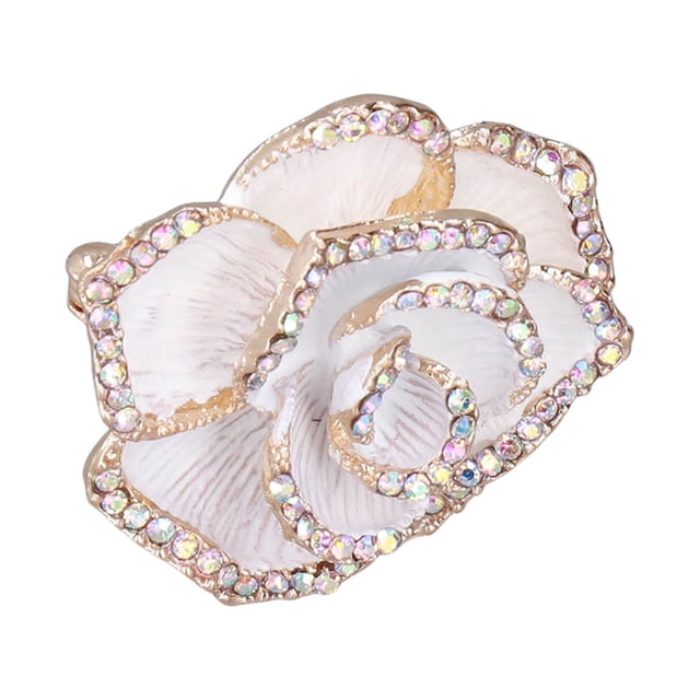 Broche Pin Fijo Boutonniere Decoración Mujer Bufanda Alfileres Ropa Accesorios Seda Bufanda Hebilla ANGGREK Otros