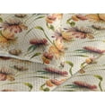 thumbnail image 3 of Ambesonne Floral Quilted Bedspread Set 3 Pcs, Vintage Botanical Flower Art, Queen, Cream Pistachio Green, 3 of 4