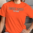 thumbnail image 3 of Smartprints Sweet Sassy Southern Women's T-Shirt Orange, Cotton, S, 3 of 4