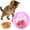 Pink, variant on Self-Rolling Interactive Cat Balls, Moving Mouse Cat Toy Style Animal Pet Rolling Ball, Auto-Rolling Cat Ball with Smart Sensor, Interactive Chase Toy for Indoor Cats (Blue, Mouse)