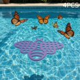 thumbnail image 4 of Juego de 4 piezas de accesorios flotantes para jardín: regadera, plataforma de aterrizaje para mariposas, Púrpura, 4 of 6