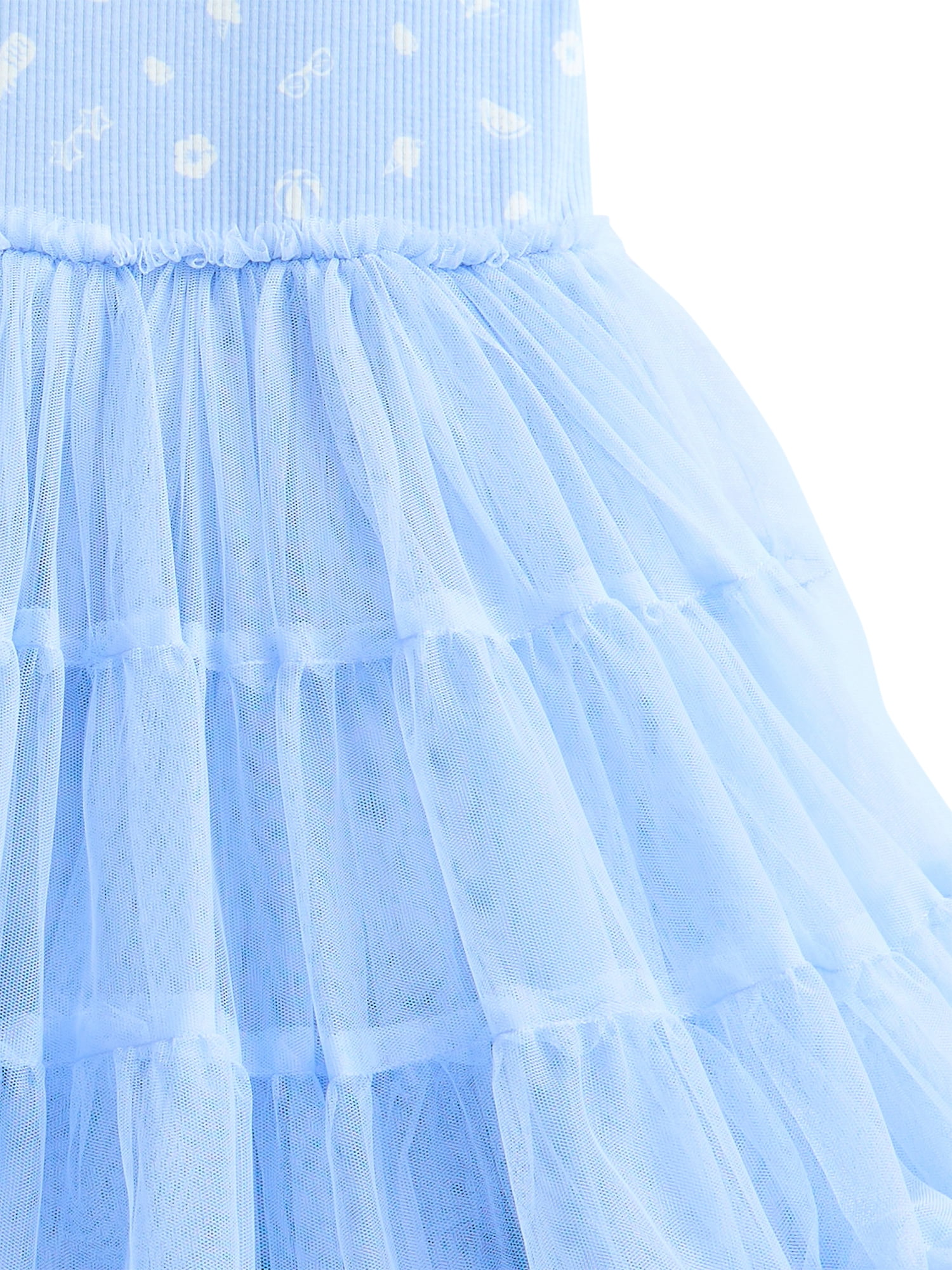 Stitch Girls' Graphic Tutu Dress with Short Sleeves, Sizes 4-12