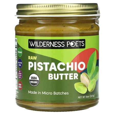WILDERNESS POETS, RAW PISTACHIO BUTTER