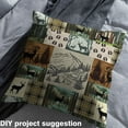 thumbnail image 2 of jejeloiu Wild Deer Fabric by the Yard 10 Yards,Jungle Animal Room Decor Fabric by the Yard,Old Barn Door Sewing Fabric For Boys Kids,Ultra Soft Home Decor, 2 of 6