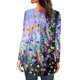 thumbnail image 4 of Camiseta suelta estampada a la moda para mujer, blusa de manga larga, cuello redondo, camisetas informales Pompotops  FGAJ5668, 4 of 6