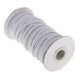 thumbnail image 1 of 1 Rouleau Cordon Élastique Extensible 6 mm pour Vêtements Robe Pantalon de Sport Couture Blanc, 1 of 8