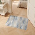 thumbnail image 2 of ODIKA 2'x3' Ultra-Soft Accent Mat, Boho Wave Minimalist Brushed Motif Sage That Couch Costal Abstract Flowing None Washable, Bare feet friendly, Easy Care Indoor rug for Bedside, Footrest, 2 of 7