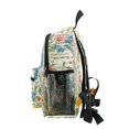 thumbnail image 4 of FORMRS School Backpack with Front Zippered Pocket 12" Student Travel Daypack, Colorful Wildflowers, 4 of 6