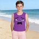 thumbnail image 3 of Niño Pequeño Niños Niños Camisola sin Mangas Suave Gradiente Impresión Moda Lindo Fondo para Casual Casa Fiesta de Boda, 3 of 6
