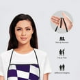 thumbnail image 4 of Twisted Checkerboard 3D Illusion Aprons for Women Men Waterproof For Kitchen Cooking BBQ Gardening Painting Mechanic, 4 of 5
