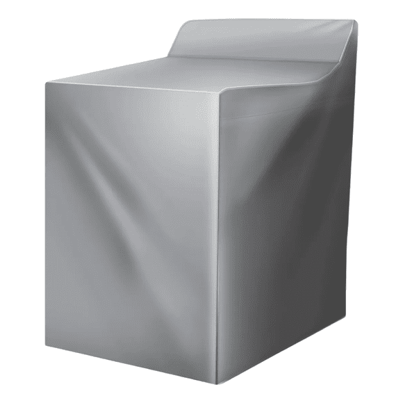 Cubre Lavadora O Secadora De Vinil Impermeable Quita Pon Malubero, Gris