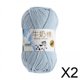 thumbnail image 1 of Hilo de lana,Hilo para tejer Hilo para crochet Hilo de algodón suave de leche,Ovillos de lana para tejer a ganchillo,colores sólidos,Hilo de punto a mano Hilo para tejer, 1 of 8