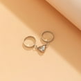 thumbnail image 3 of Creative Siamese Rings Fashion Versatile Love Magnetic Open Couple Rings, 3 of 9