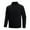 Black, variant on Men's Cotton Knit Polo Sweater Fall Winter Casual Long Sleeve Heavyweight Collared Thermal Pullover Jumper Tops (XL, Navy)
