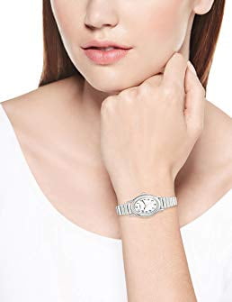 Timex Women's Cavatina Stainless Steel Expansion Band Watch - T21902