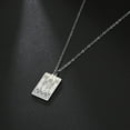 thumbnail image 3 of TEAMER Stainless Steel Tarot Cards Necklace Vintage Tarot Jewelry Good Luck Amulet Pendants for Women, 3 of 5