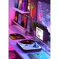 thumbnail image 3 of Pintura en lienzo y grabados de estética retro futurismo nostalgia de casete Walkman de los años 80, imagen artística de pared para decoración del dormitorio y el hogar, 3 of 5