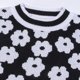 thumbnail image 2 of Top de manga Larga Gibobby Suelto Suéter de cuello redondo negro talla S, 2 of 5