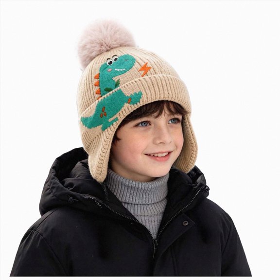 Beanie Knit Hats Children Kids Little Knitted Hat Winter Winter Hat Boys Girls Ski Cap