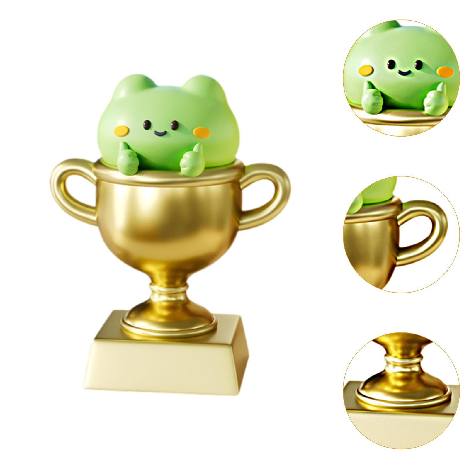 CoudarTitie Award Trophy Artwork Compact Size Resin Medals Decor Trophy Cup Award Statue for