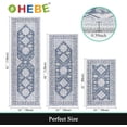 thumbnail image 2 of Boho Kitchen Rug Sets 3 Piece with Runner Non Slip Kitchen Rugs and Mats Washable Kitchen Mats for Floor Thick Kitchen Floor Mat Carpet Runner Rugs for Hallway Laundry Holiday Decor, 2 of 6