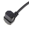 thumbnail image 3 of C14 to C13 Plug Cable, IEC 320 Male to Female Adapters Angle Cords 190mm (Pack of 1), 3 of 7