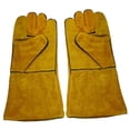 thumbnail image 4 of 1 par de guantes protectores de soldadura cubierta de manos resistente a las llamas para soldador kusrkot Guantes protectores, 4 of 4