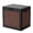 Cognac walnut grain, variant on FAZZN 30 Gallon Deck Box, Lockable Weatherproof Resin Outdoor Storage Bin, Can Serve as Patio Seat, for Garden, Poolside & Backyard