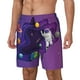 thumbnail image 1 of Balery Astronaut Bañador para hombre, shorts de playa de secado rápido con entrepierna y forro de compresión-Small, 1 of 6