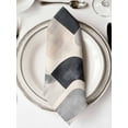 thumbnail image 2 of Hokiten Kitchen Dinner Napkins Set of 4 Modern Grey Beige Cloth Napkins Reusable Washable Table Napkins for Weddings Cocktail Parties Holiday Table Decor 20x20 Inch, 2 of 8