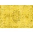 thumbnail image 1 of Ahgly Company Indoor Rectangle Abstract Yellow Contemporary Area Rugs, 6' x 9', 1 of 4