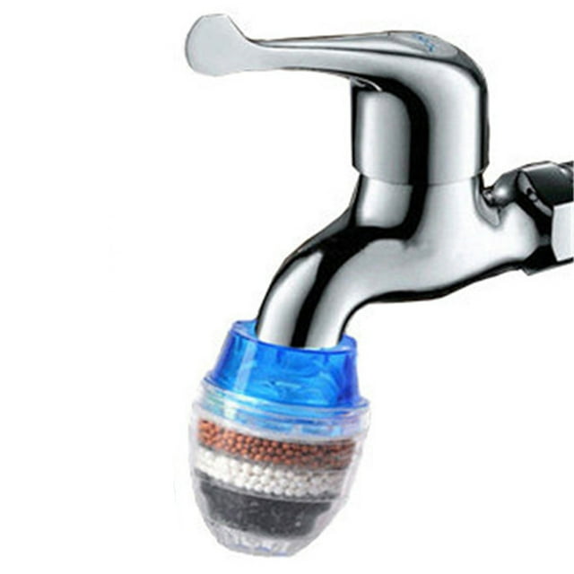 Grifo Filtro de agua Purificador Cocina Grifo Filtración Carbón activado Elimina el cloro Fluoruro M Meterk Toque la cabeza
