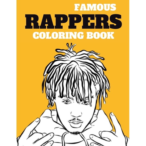 Famous Rappers Coloring book: Legendary Rap Artists, (Paperback)