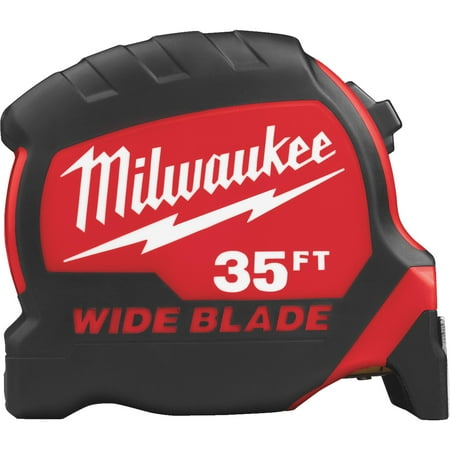UPC: 0045242533473 | Milwaukee-48-22-0235 35Ft Wide Blade Tape Measure