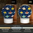 thumbnail image 3 of Balery Planets and Stars Pattern Acrylic Night Light Gift with 3 Color ModesTouch-Sensitive LED Lamp Perfect Gift for Mother's Day, Birthday, or Christmas, 3 of 9