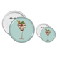 thumbnail image 1 of Hojas flor Copa helado bola Insignia insignia botón diseño conjunto, 1 of 3