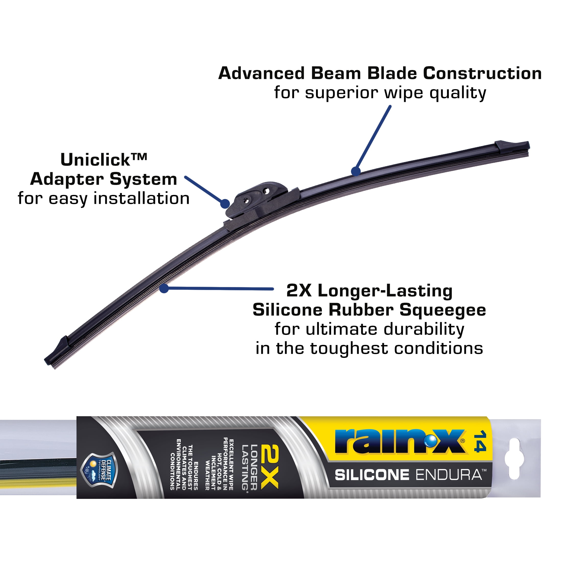 Rain-X Silicone Endura Premium All-Weather 14" Windshield Wiper Blade
