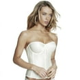 thumbnail image 3 of Juliette Satin Low Back Convertible Strapless Corset Longline Bra, 3 of 7