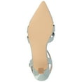 thumbnail image 6 of Journee Womens Jazlynn Buckle Kitten Heel Pointed Toe Pumps, Widths Available, 6 of 10