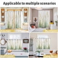 thumbnail image 6 of Vintage Green Leaf Kitchen Curtains 84 Inch Length, Spring Country Watercolor Plant Grommet Top Bedroom Living Room Curtains, Light Filtering Cafe Curtain Drapes 2 Panels Set 84''x84'', 6 of 9