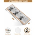 thumbnail image 4 of Stair Treads for Wooden Steps, Modern Elephant Peel and Stick Stair Treads with Reusable Adhesive, Grey Modern Art Bathtub Non Slip Indoor Stairs Runner Rugs Mats for Elders Dogs 8"x30" 15PCS, 4 of 7