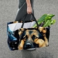 thumbnail image 7 of Shepherd Dog Large Capacity Reusable Foldable Oxford Cloth Easter Basket Tote Bag Shopping Bags Decorative Box, 7 of 7