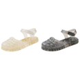 thumbnail image 1 of (2-Pack) Rinsvye Girls Summer Jelly Sandals New Season Versatile Small Kid Jelly Crystal Soft Sole Sandal Beach Shoe, 1 of 9