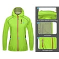 thumbnail image 5 of Little Donkey Andy Women's Rain Cycling Stretch Jacket with Hood, Windproof and Waterproof, Ultralight Packable Yellow Size XS, 5 of 7
