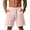 Light pink, variant on Men's Athletic Shorts Baggy Sweat Shorts Cotton Fleece Workout Gym Lounge Shorts with Pockets, XL
