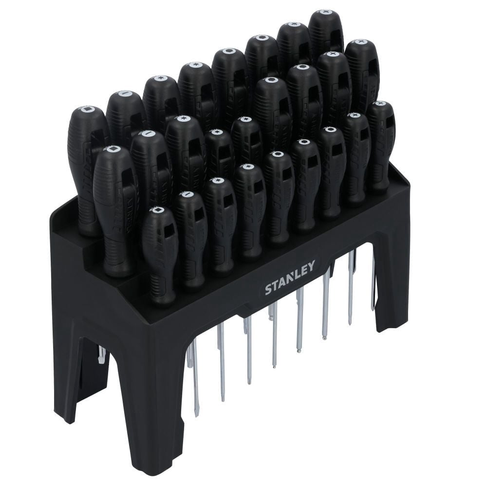 Stanley Screwdriver Set With Stand 26Pc