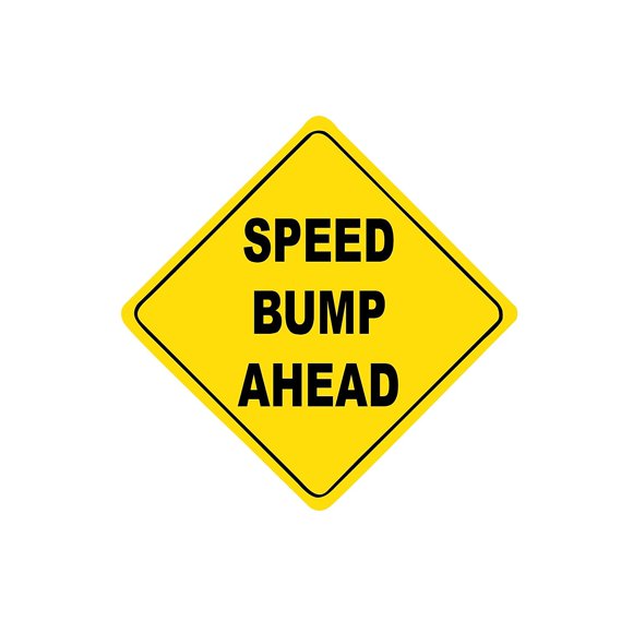Bump Ahead Sign