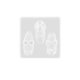 thumbnail image 1 of Molde de silicona para nail art con diseño de cadena de perlas en 3D. Plantilla de manicura DIY con motivos de hojas, flores y animales para manualidades con resina, acrílico y gel, 1 of 3
