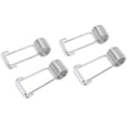 thumbnail image 3 of Ccdes Spring Hinge Door Closer,4 PCS 2CM Spring Hinge Door Closer Self Closing Spring Butt Hinge Pins Door Latch Accessories,Door Butt Spring Closer, 3 of 8